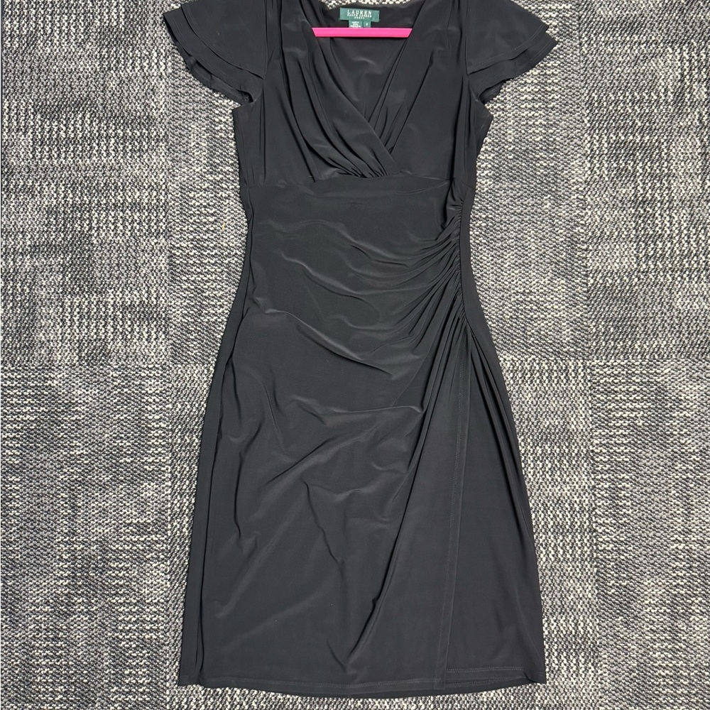 Lauren Ralph Lauren Black Midi Dress